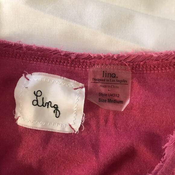 LinQ 3/4 sleeve with fringe med - Picture 2 of 8